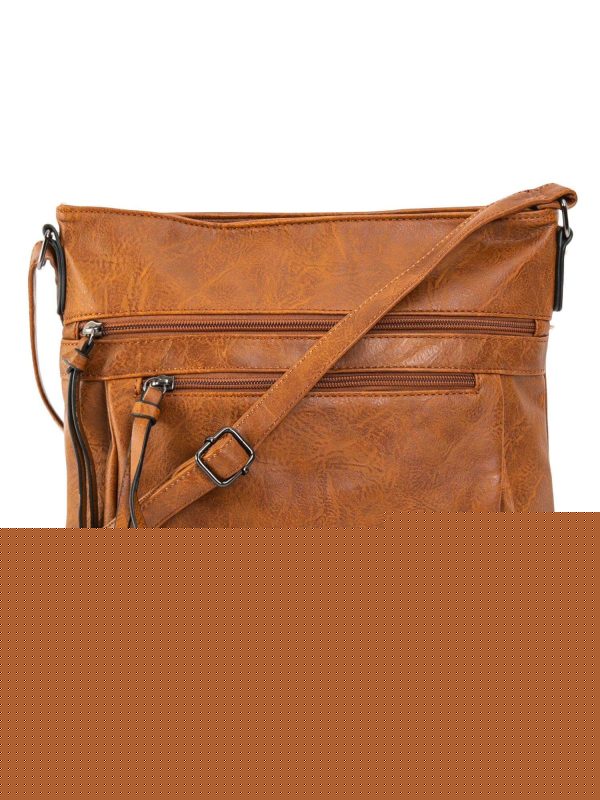 Brązowa torebka z paskiem