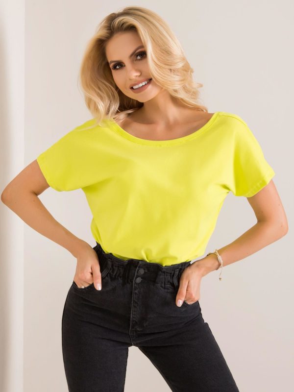 Fluo zielony t-shirt Fire