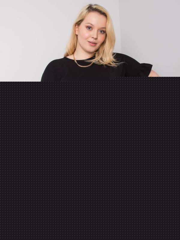 Czarna sukienka plus size Chiara