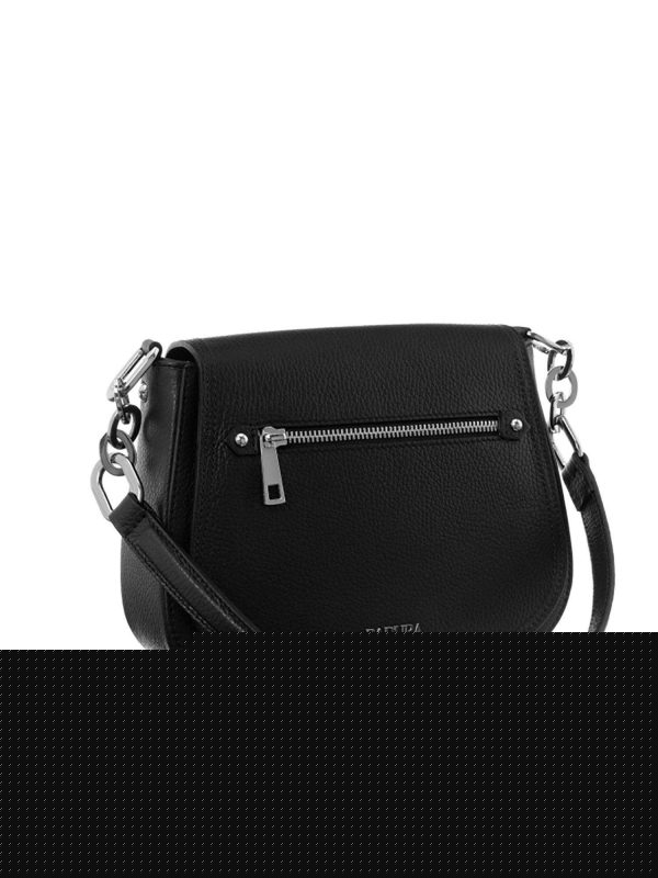 Czarna listonoszka ze skóry BADURA