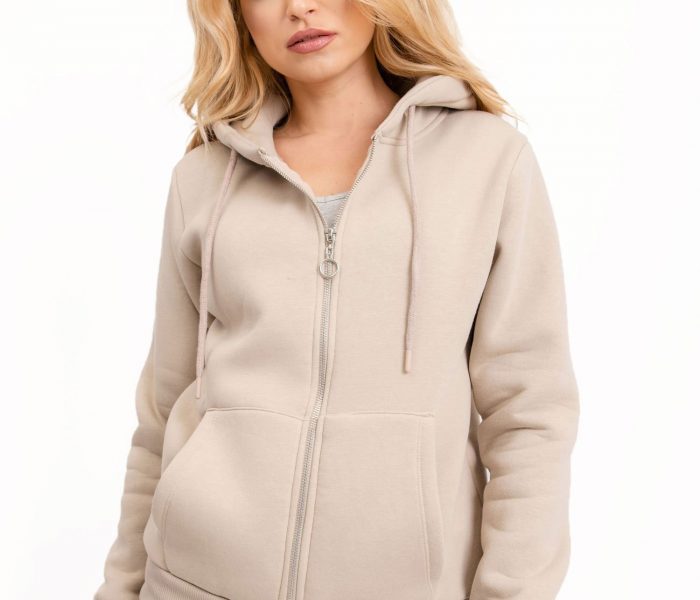 Hurtownia RUE PARIS Beżowa bluza Glow