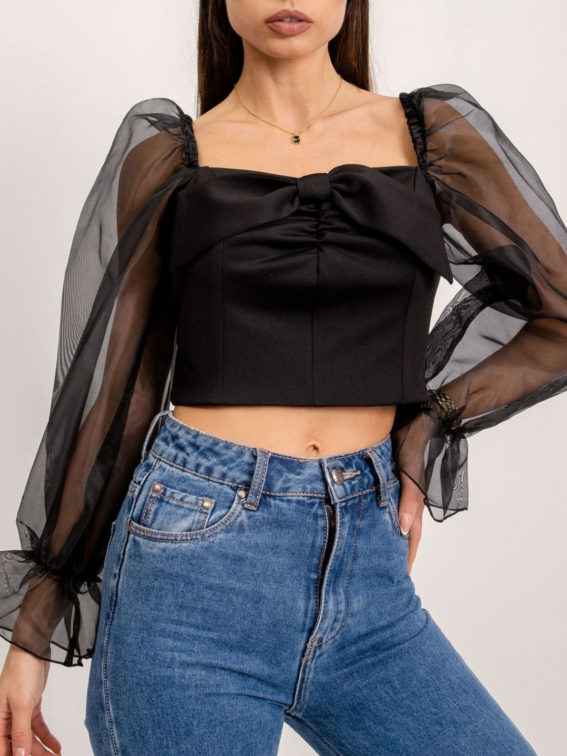 BSL Czarna bluzka damska