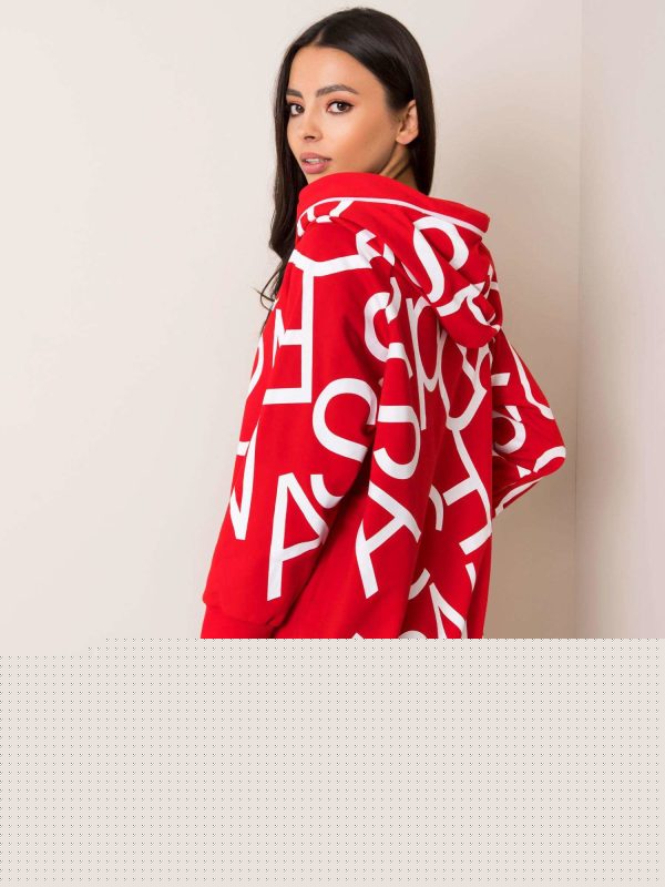 Czerwona bluza Kathy