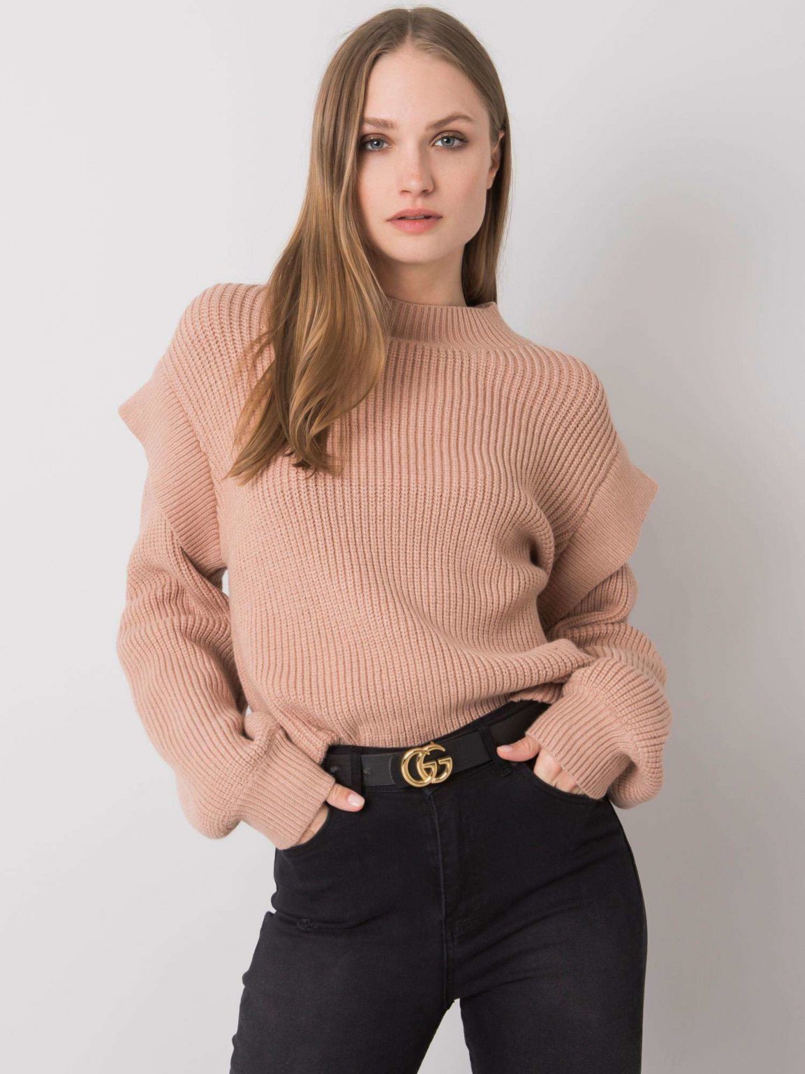 Brudnoróżowy sweter Constanca