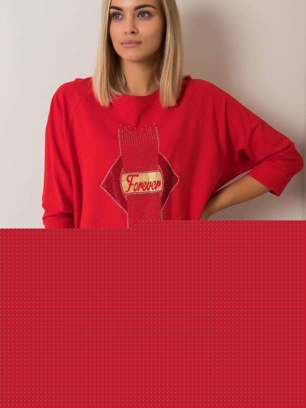 Czerwona bluza Forever