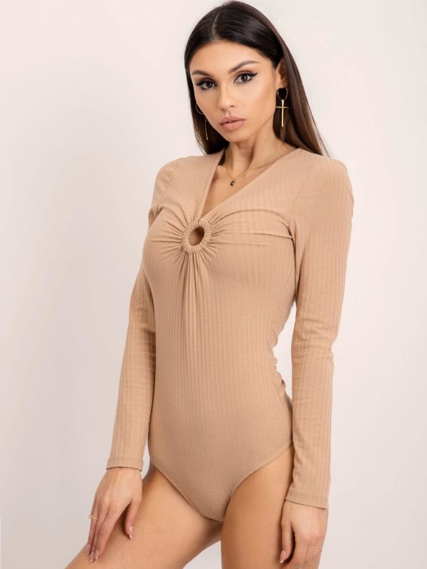 BSL Beżowe body w prążek