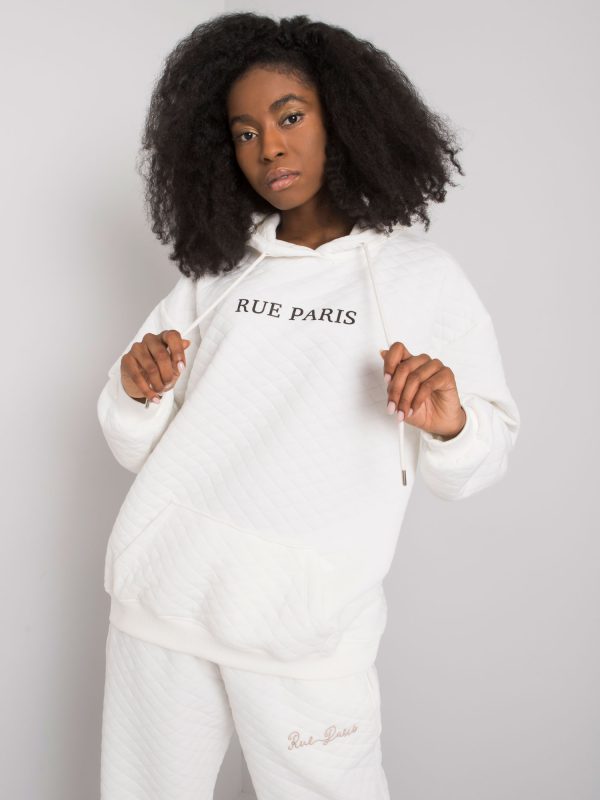 Ecru bluza z pikowaniem Hanna RUE PARIS