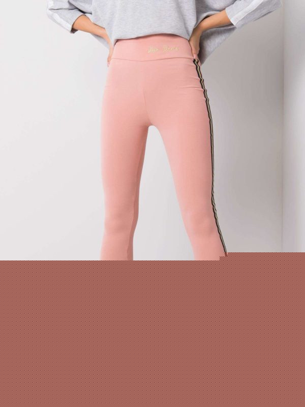 Różowe legginsy Bonnie RUE PARIS