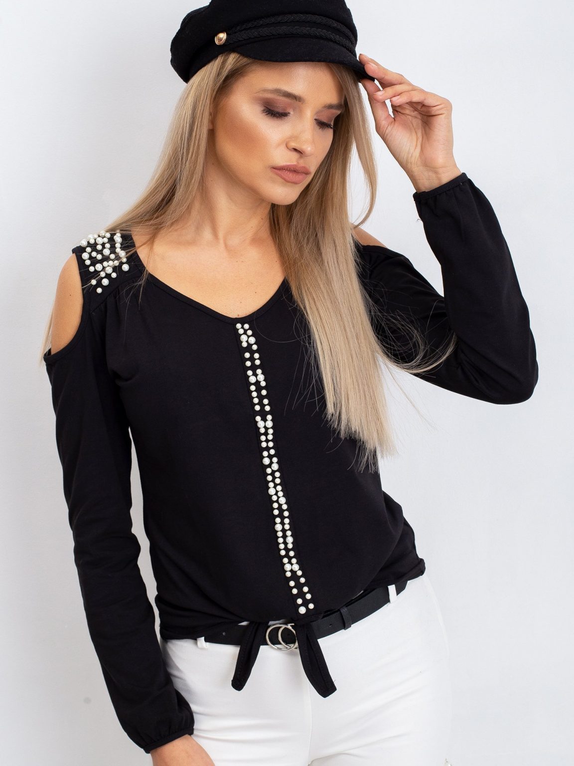 Czarna bluzka Shelby