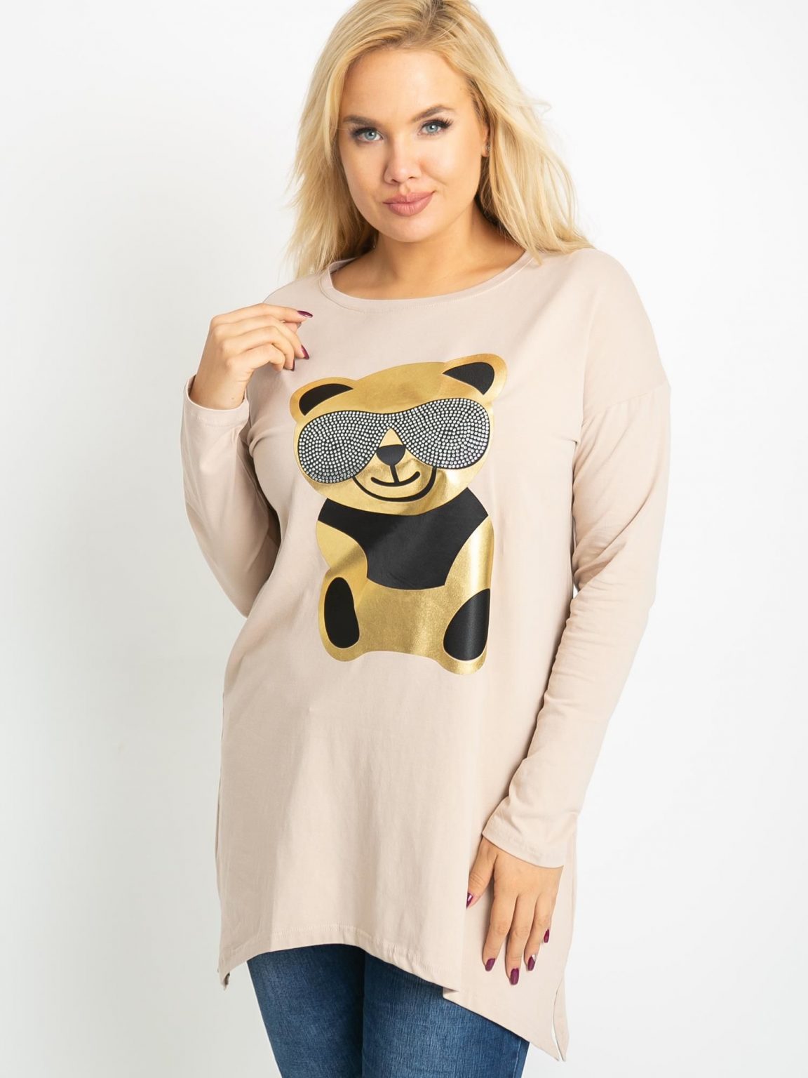 Beżowa tunika Bear