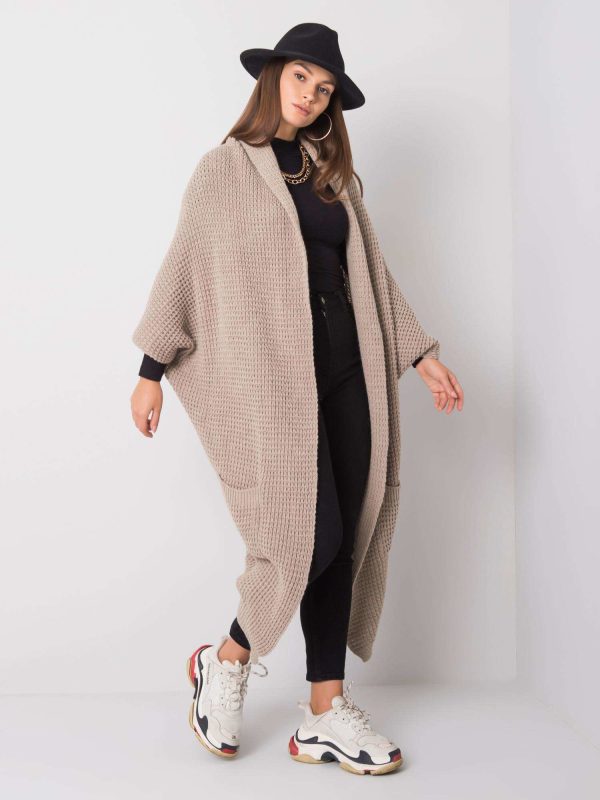 Jasnobeżowy sweter Ally OCH BELLA