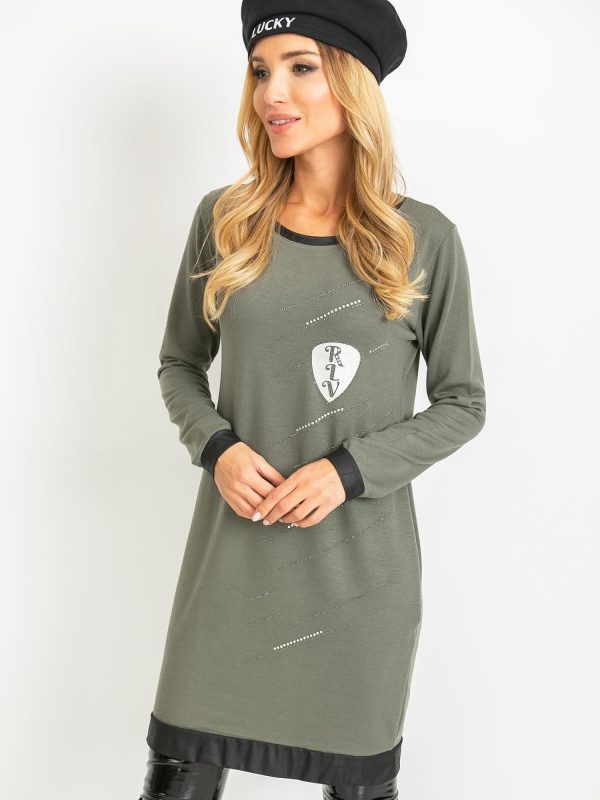 Khaki sukienka Amour