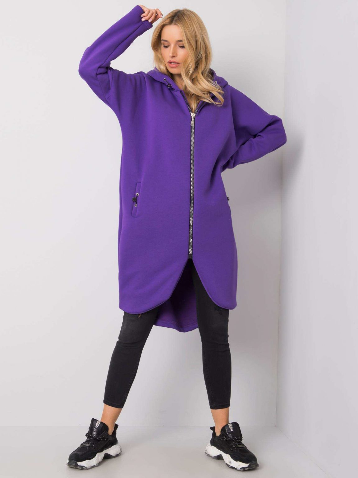 Ciemnofioletowa bluza Tina RUE PARIS