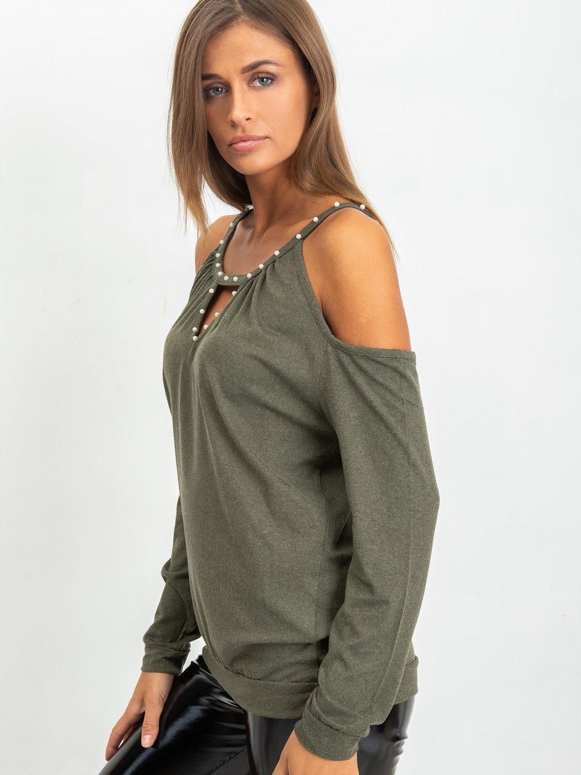 Khaki bluzka Raven
