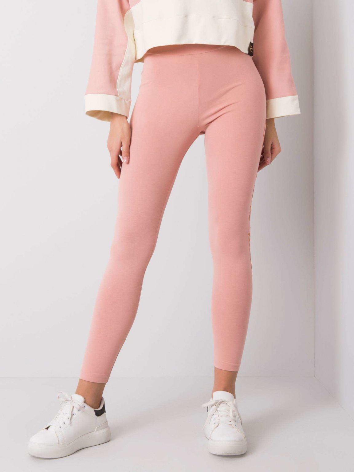 Różowe legginsy Nikki RUE PARIS