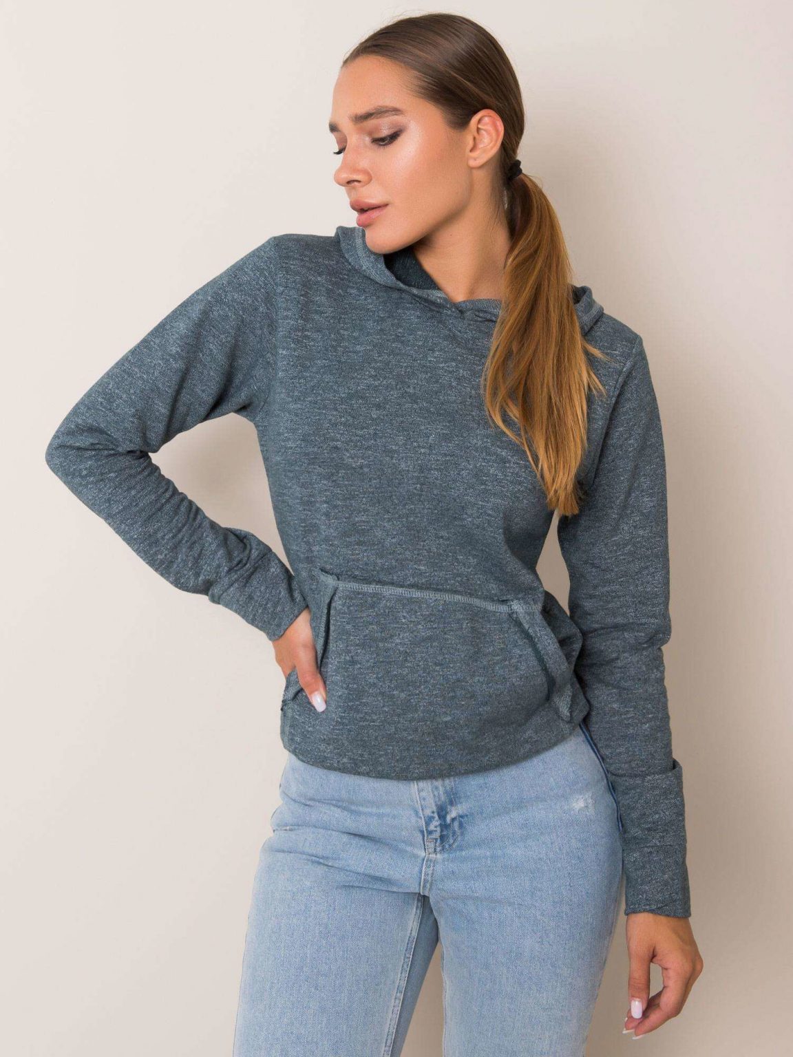 Ciemnozielona bluza Master FOR FITNESS