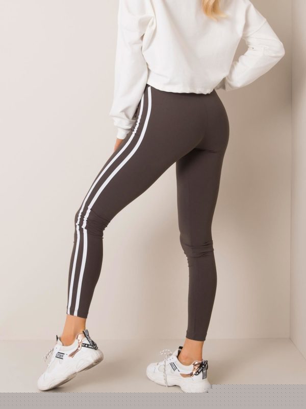 Ciemne khaki legginsy Buzz