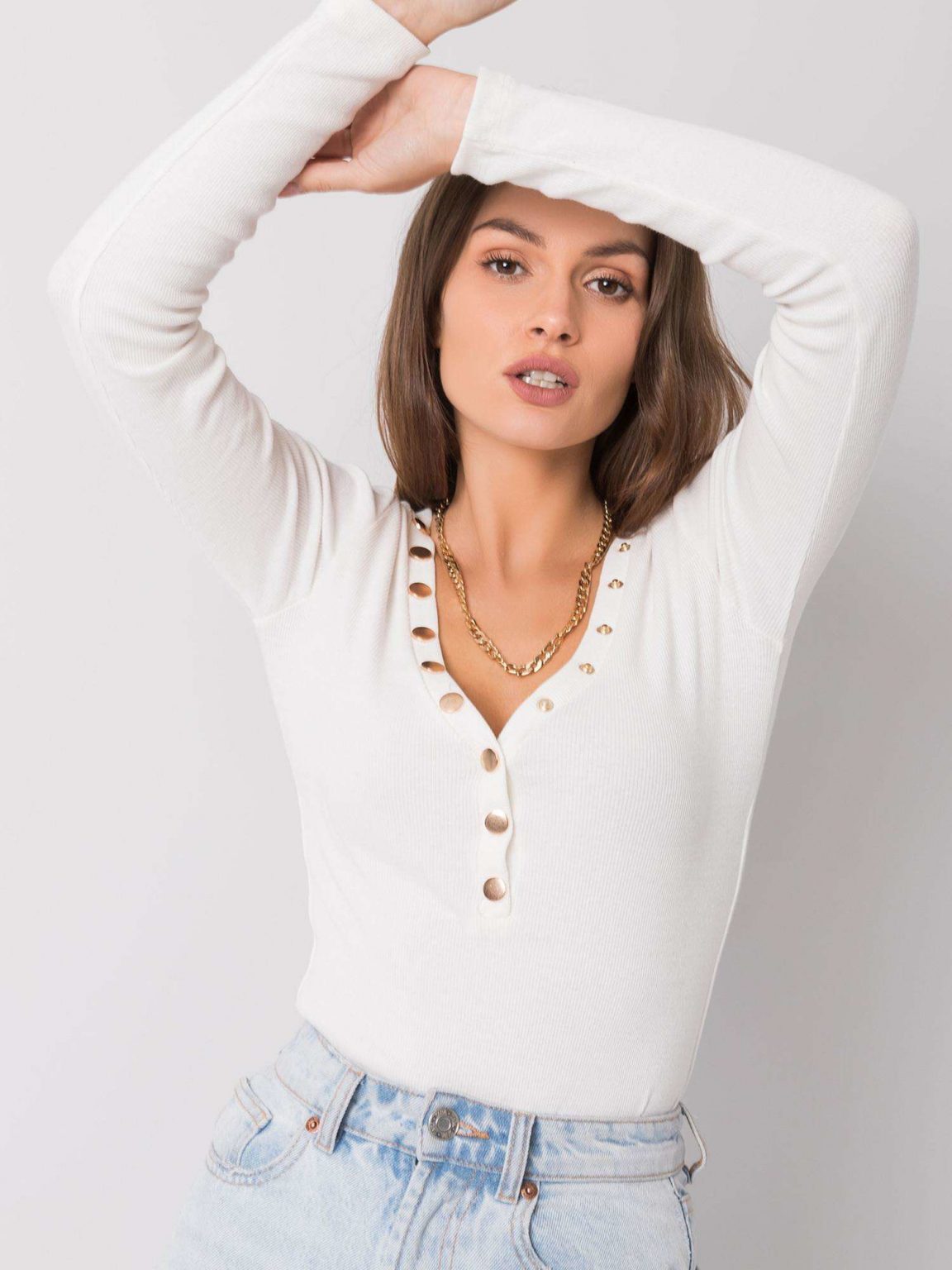 Ecru bluzka Rosi RUE PARIS