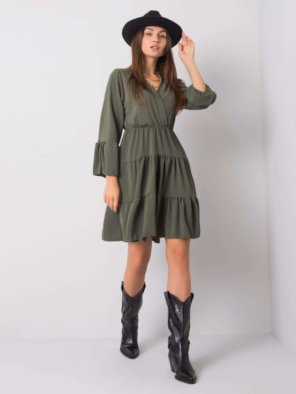 Khaki sukienka Rinna