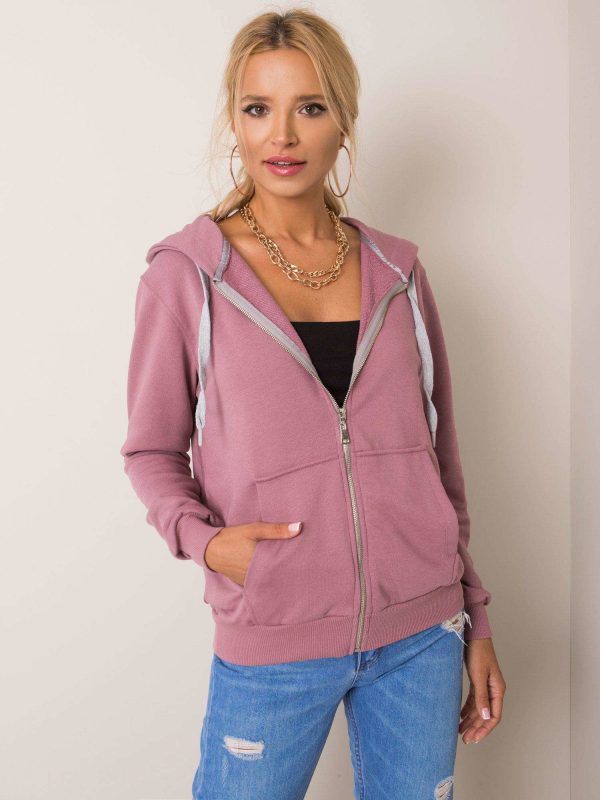 Brudnoróżowa bluza Linda