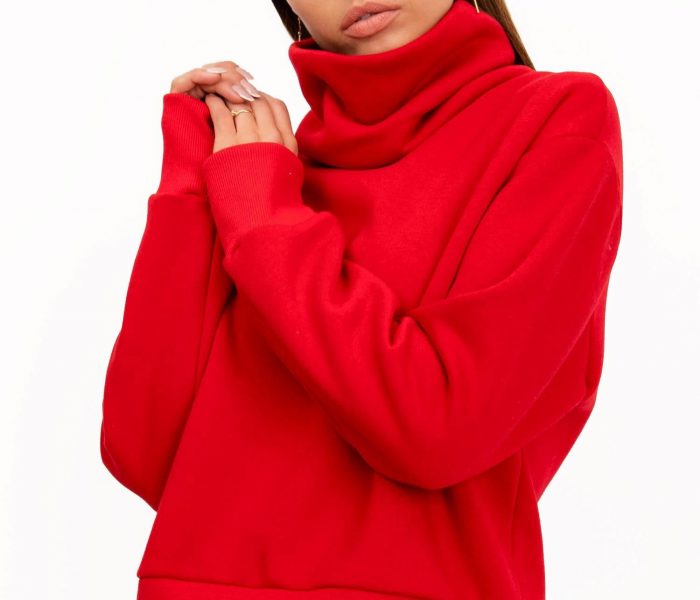 Hurtownia RUE PARIS Czerwona bluza Charm