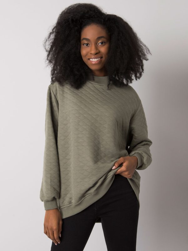 Khaki bluza pikowana Chloe