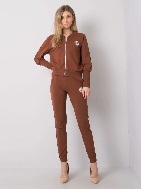Brązowy komplet dresowy Venice