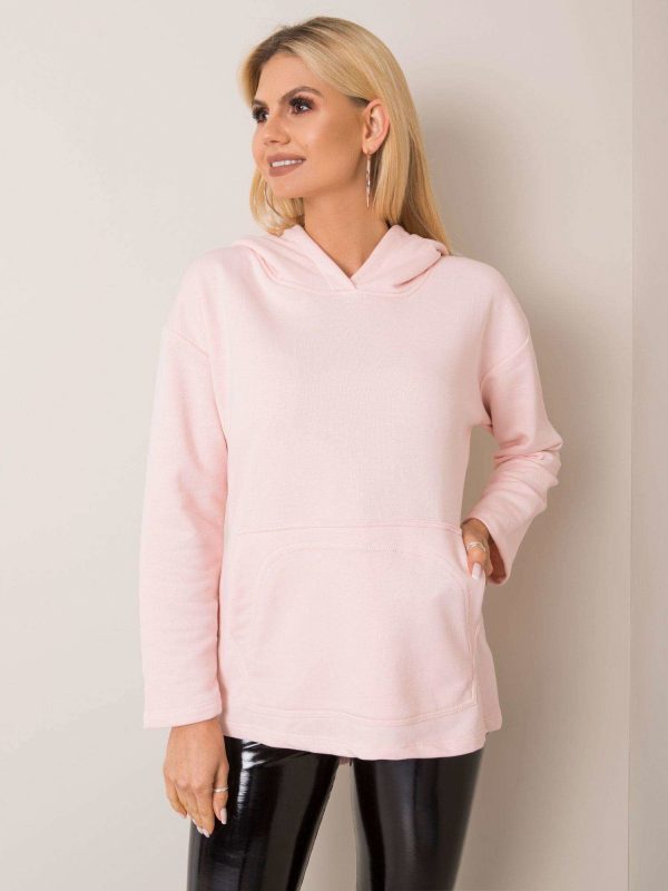 Jasnoróżowa bluza Hattie