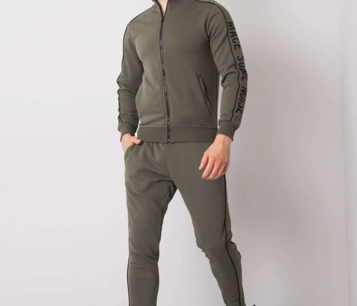 Hurtownia Khaki dresowy komplet męski Arthur