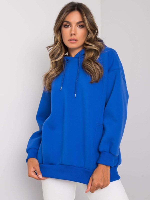 Ciemnoniebieska bluza z kieszeniami Aryanna