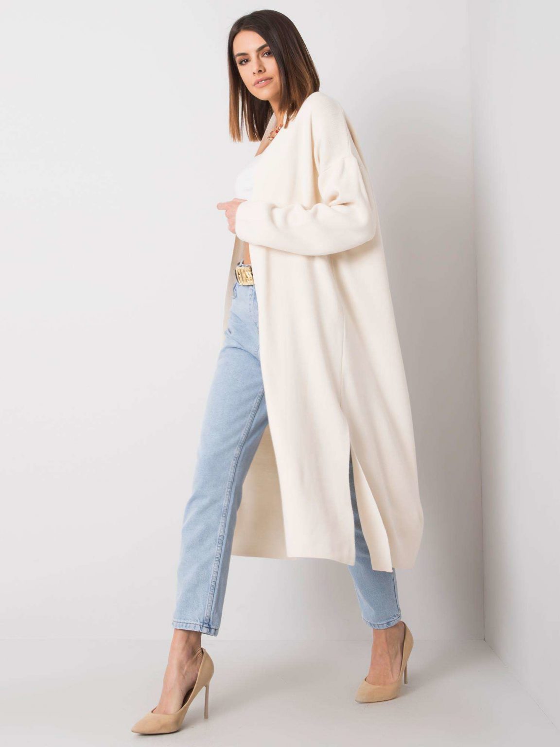 Ecru narzutka damska Audre RUE PARIS