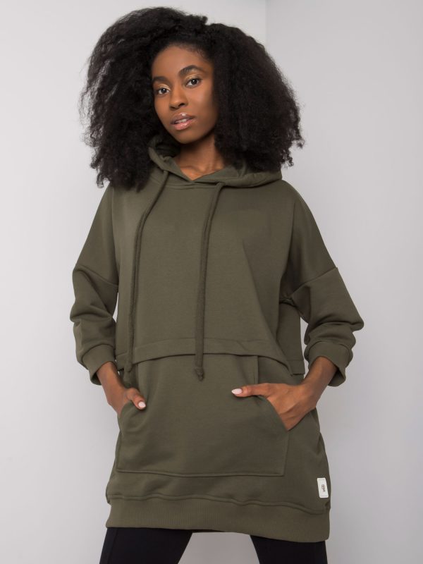 Khaki długa bluza Grace