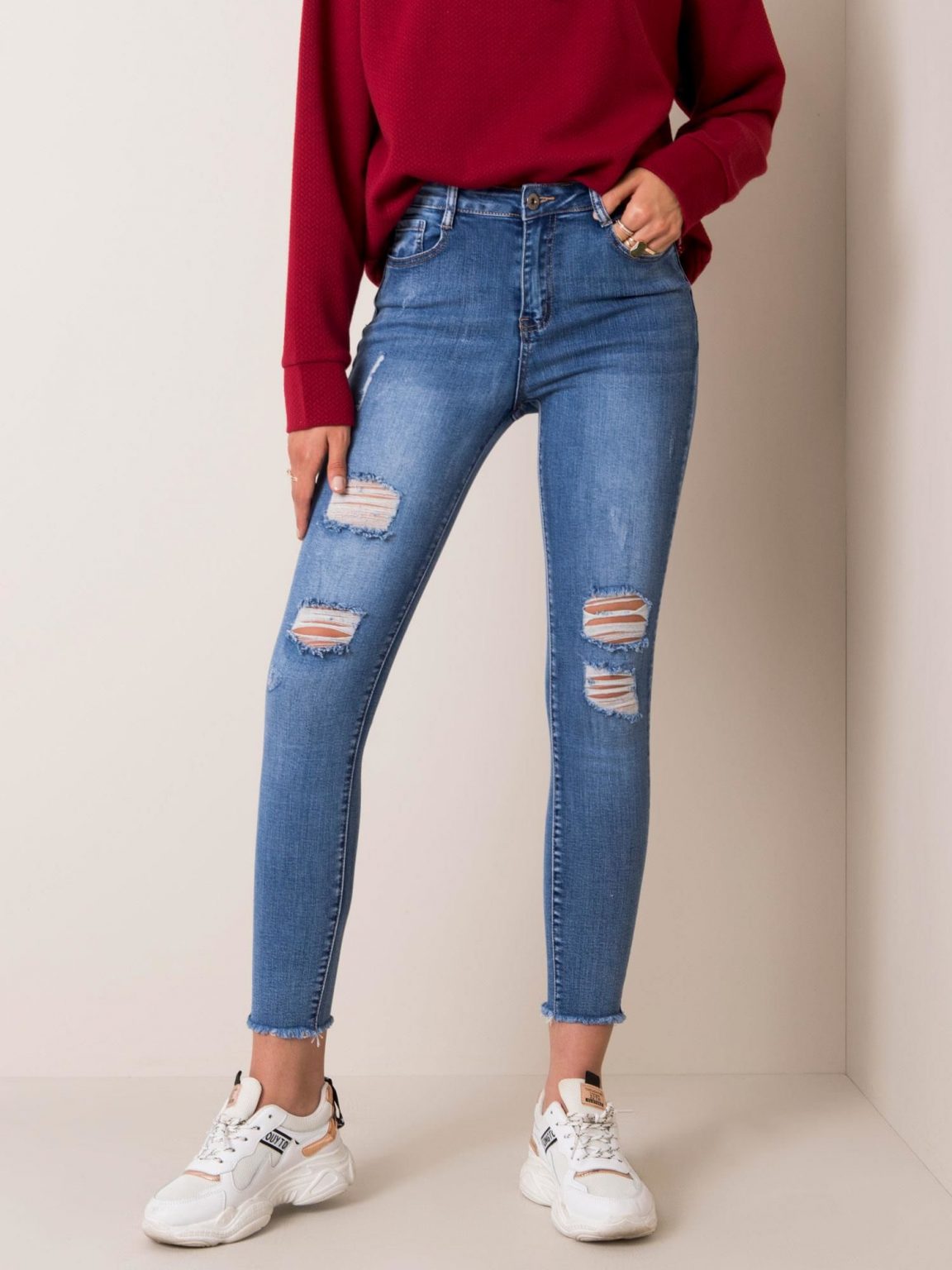 Niebieskie jeansy Power