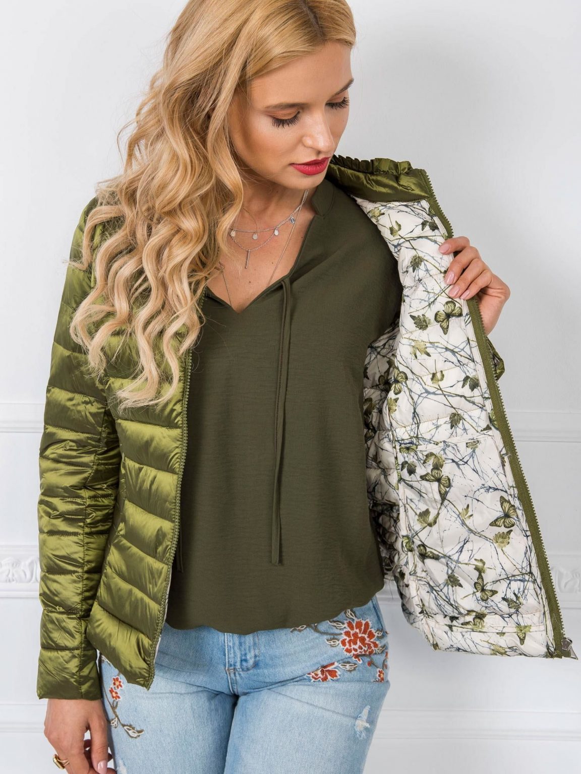 Khaki kurtka Daphne