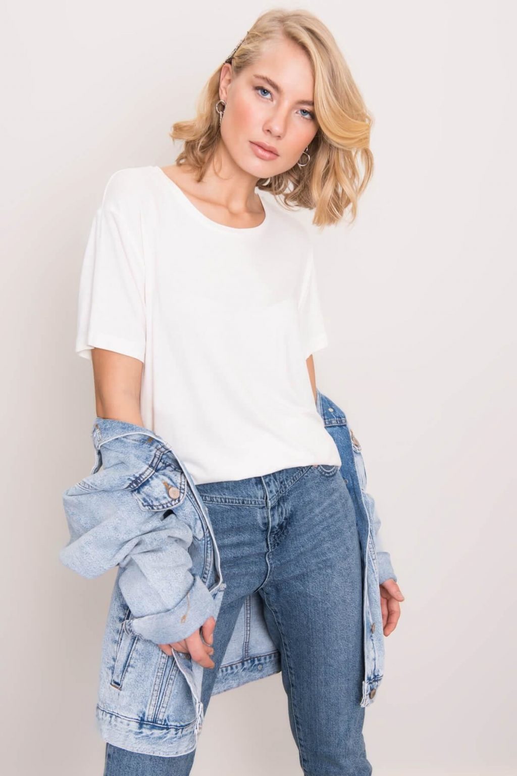 Biały t-shirt BSL