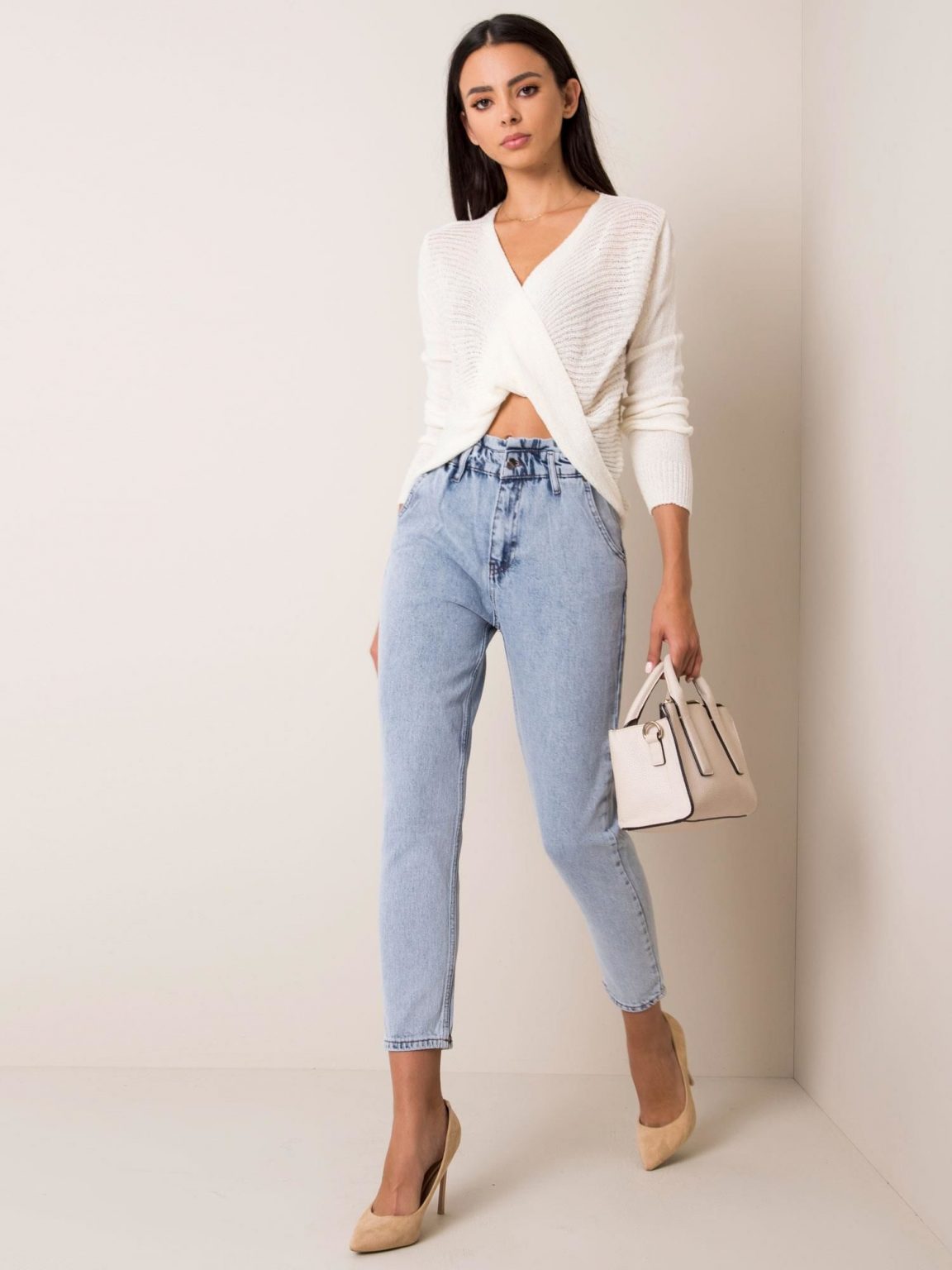 Jasnoniebieskie jeansy Alex RUE PARIS