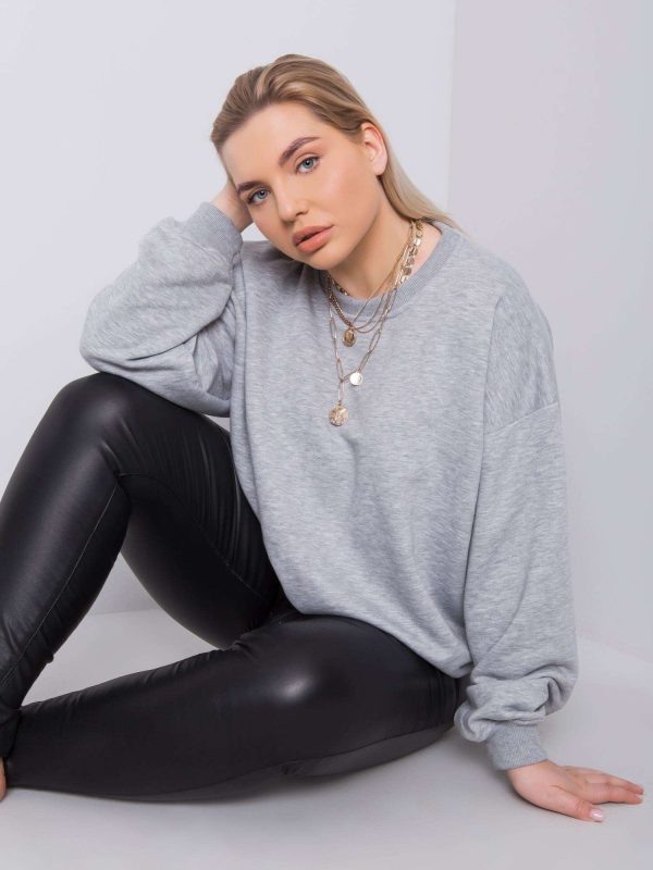 Szara bluza plus size Mischa