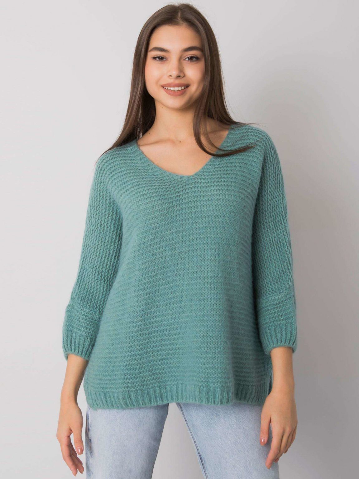 Morski sweter oversize Camden OCH BELLA