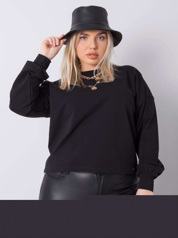 Czarna bluza plus size Florentia