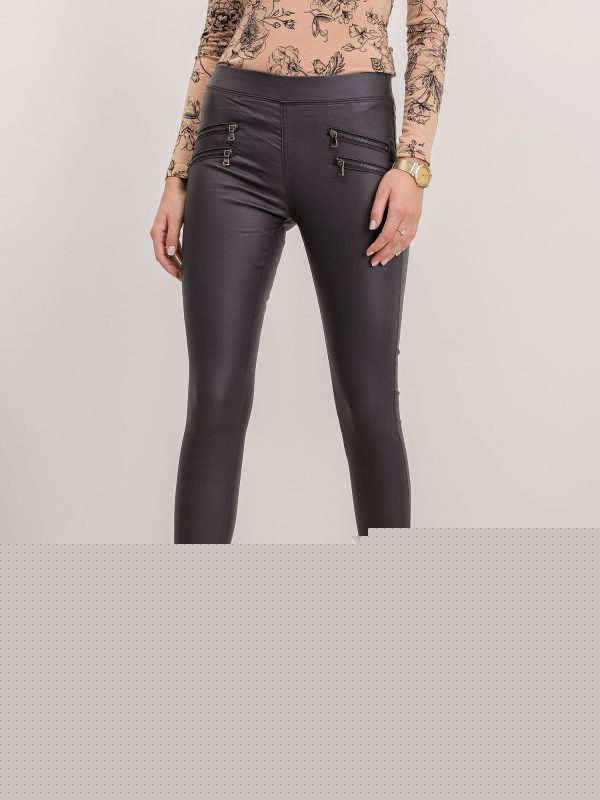 Ciemnoszare spodnie Clara