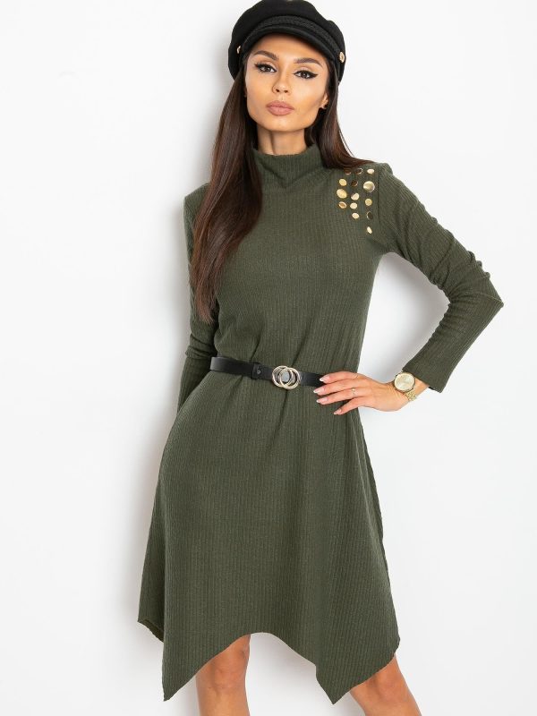 Khaki sukienka Una