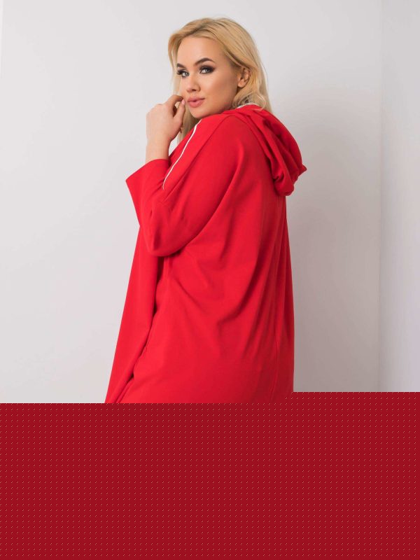 Czerwona tunika Zoe