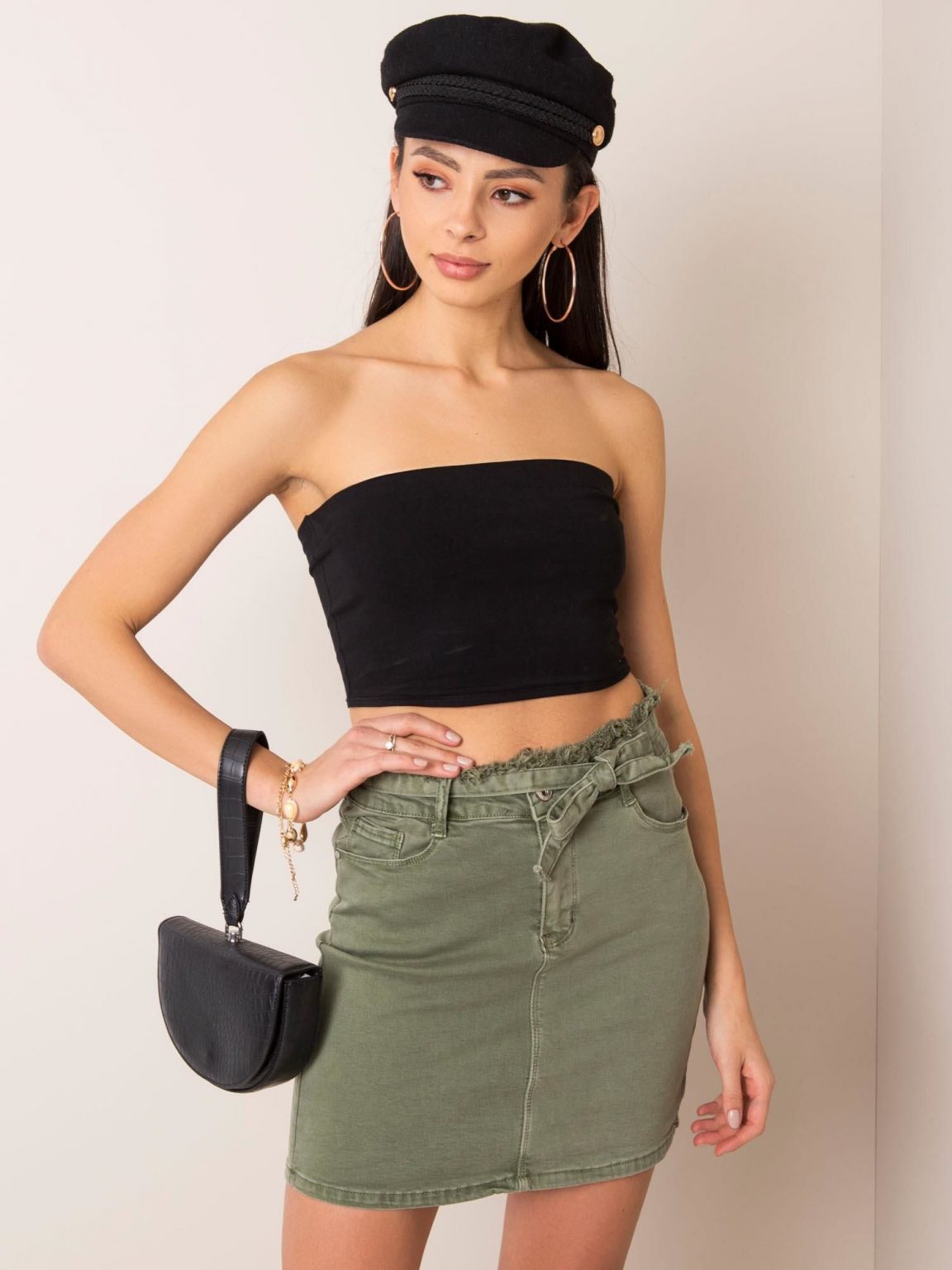 Khaki spódnica Monaco