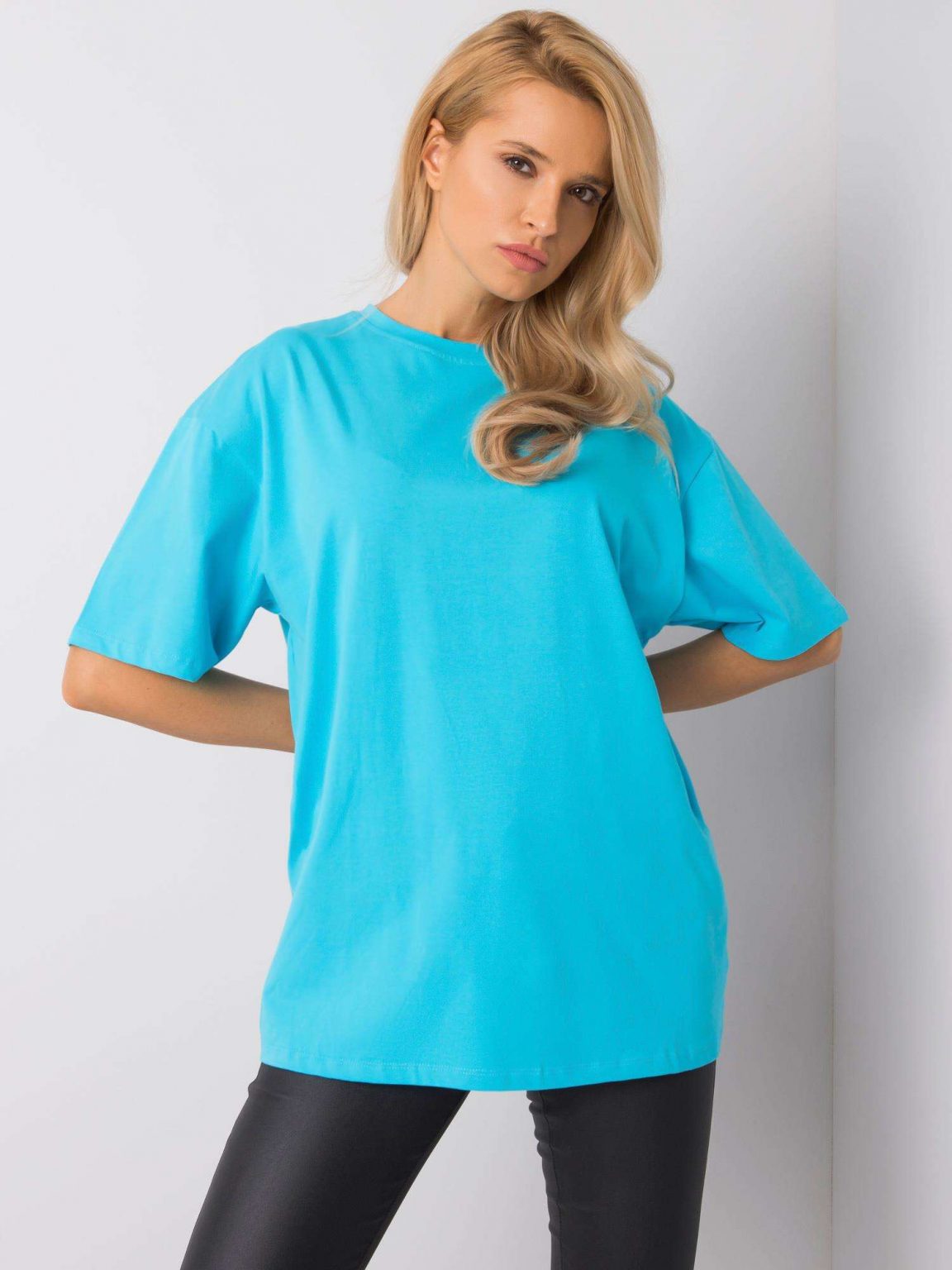 Niebieski t-shirt Juliet RUE PARIS