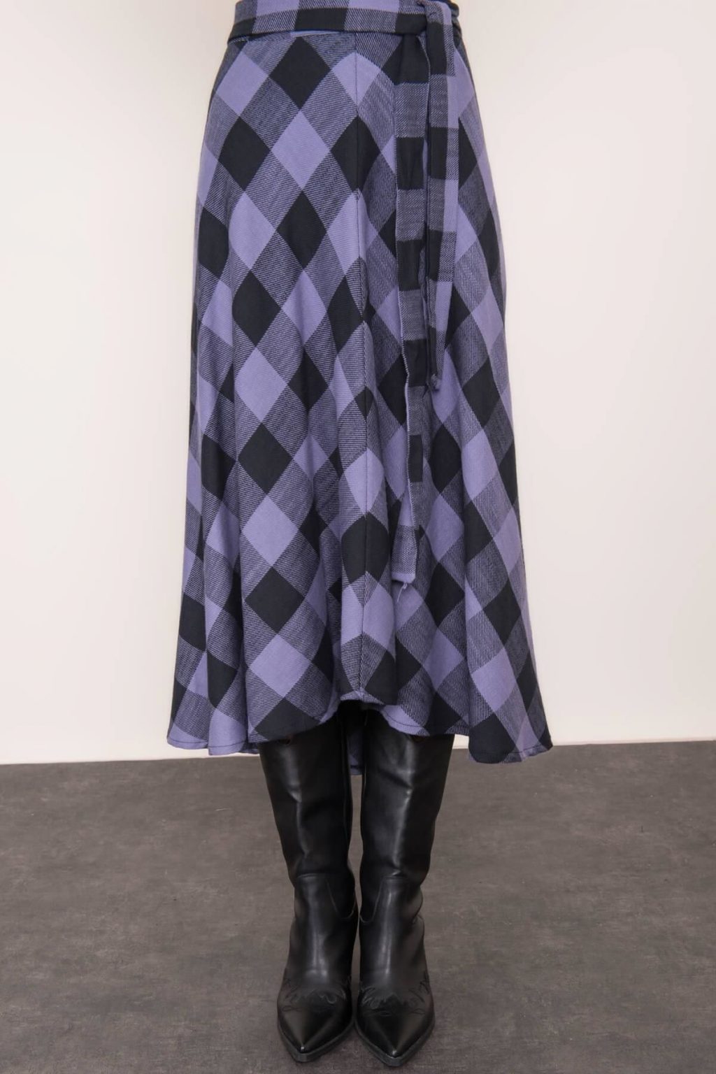 Niebiesko-czarna spódnica BSL