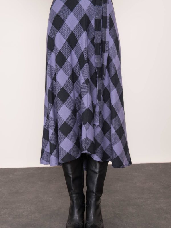 Niebiesko-czarna spódnica BSL