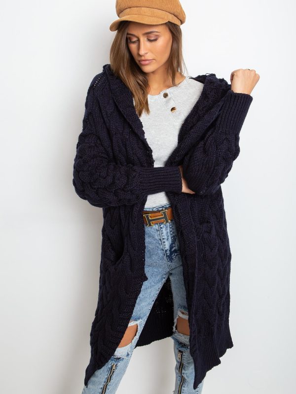Granatowy sweter Sweetie