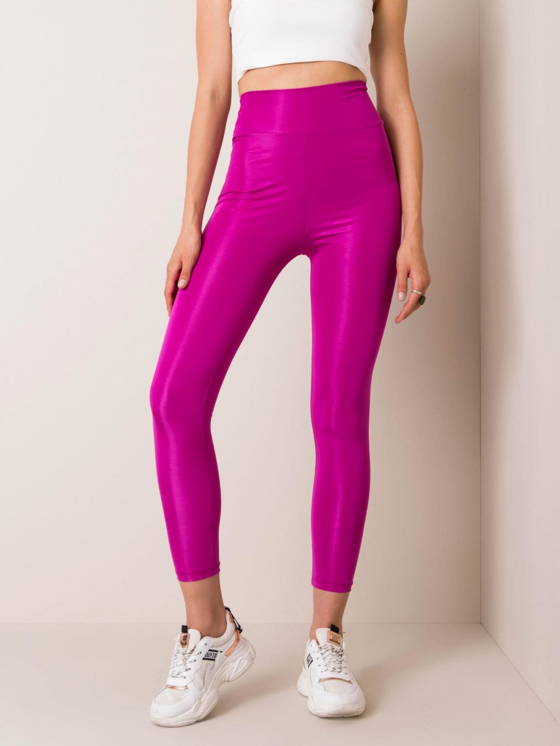 Fuksjowe legginsy Funky RUE PARIS