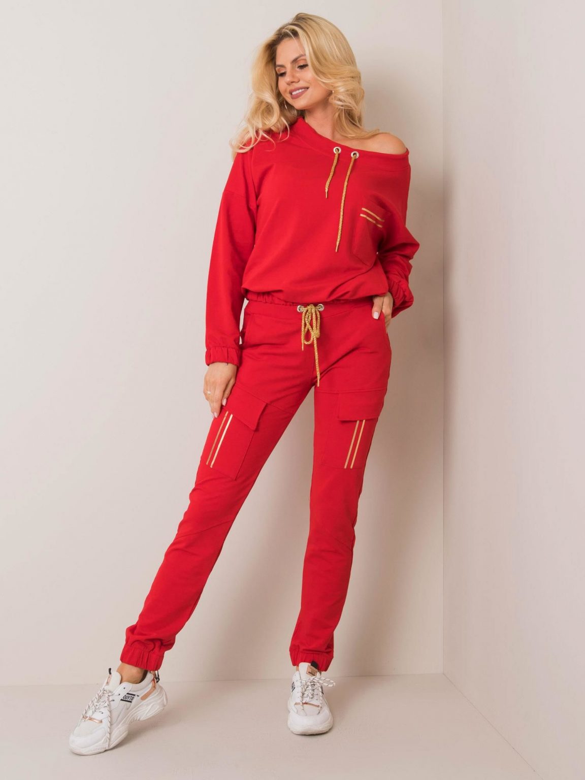 Czerwony komplet Amelie