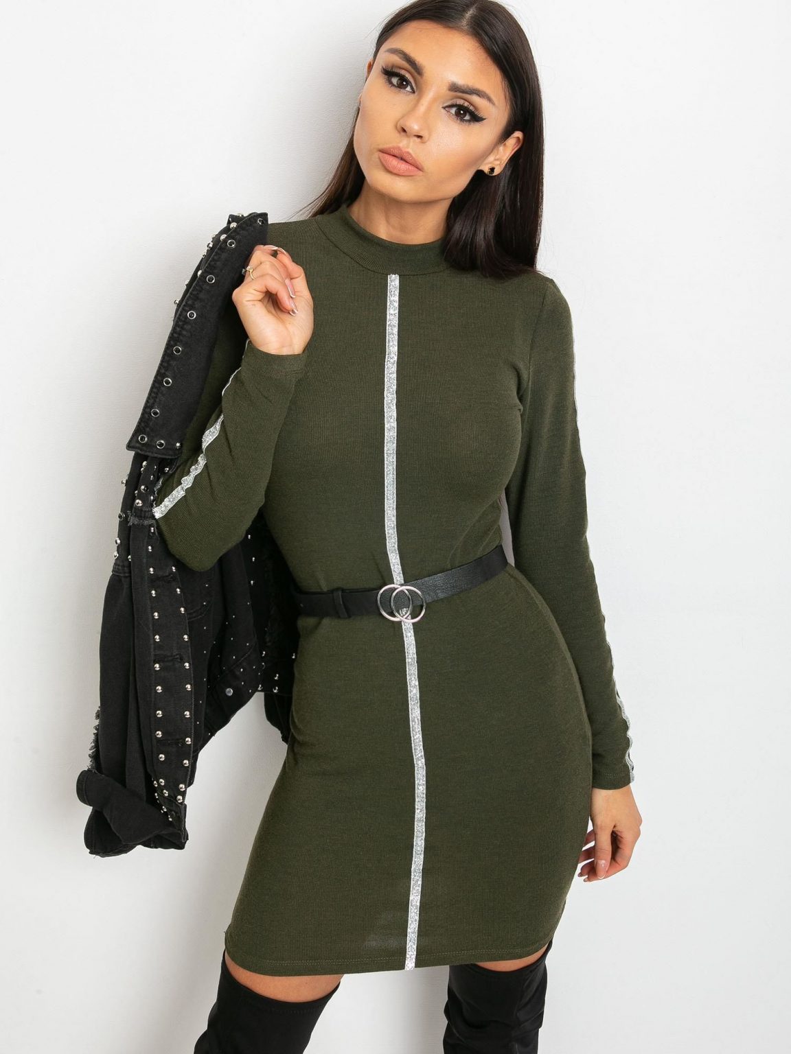 Khaki sukienka Monique